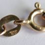 Vintage Solid 9ct Yellow Gold 375 Fancy Link Bracelet. Length 8" - 1,2g Image 2