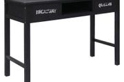 Console Table Black 110x45x76 cm Wood
