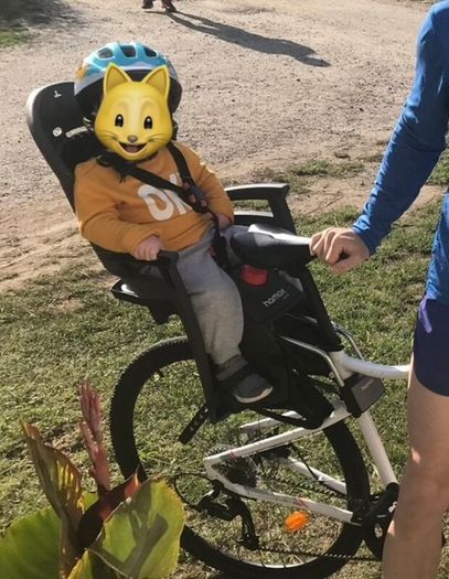 Hamax siesta kids bike seat lockable