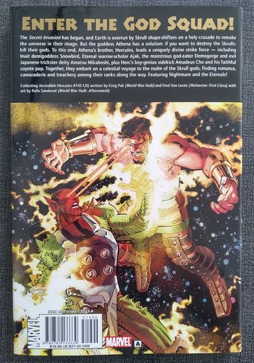 INCREDIBLE HERCULES Secret invasion Premiere Edition. Hardcover Graphic Novel. Marvel Comics.