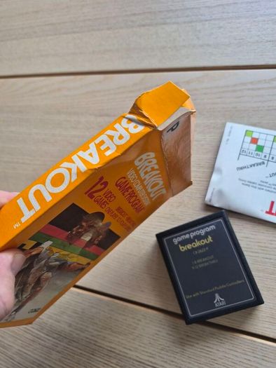 Breakout Atari 12 Video Games box