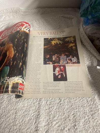Paul McCartney 1989 world tour concert programme
