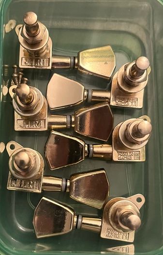 Electric acoustic Tuners Machine heads gold 3 Left x 3 Right A-Side Set Ibanez Gibson esp electric Guitar parts accessories