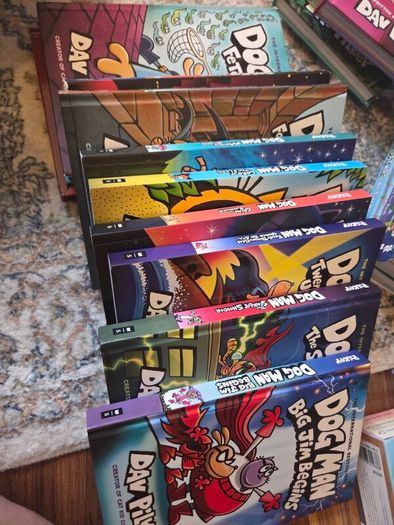 dog man books x 10