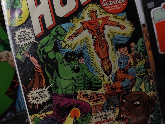 Incredible Hulk ! Issue #178 ! Warlock Born again ! Resurrection Cover ! Bronze Age Comic from 1974 ! by Marvel !