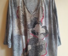 Samoon Grey Top