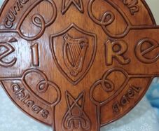 Collectible Vintage Mahogany GAA Plaque