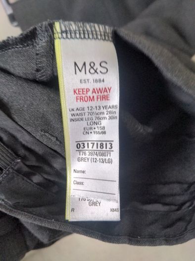 M&S school trousers