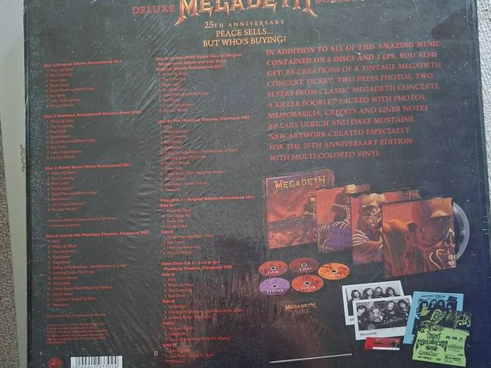 Megadeth 25th Anniversary Box Set sealed.