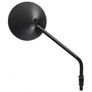 Black Round Adjustable Motorcycle Mirror - Pair Image 3