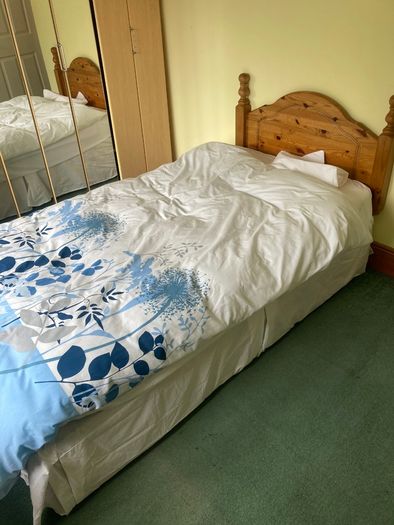 Single Bed with Headboard.