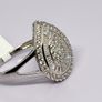 Cubic Zirconia Ring in Rhodium Overlay Sterling Silver Image 9