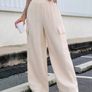 Cotton Apricot Joggers  Size S, Flip Pocket, Side Stripe Image 5