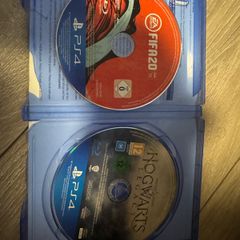 Hogwarts legacy and fifa 20 ps4 games