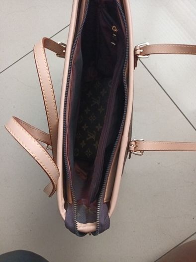 Louis Vitton  (Not Real) Handbag & Matching Purse.