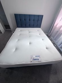 kingsize bed and mattress