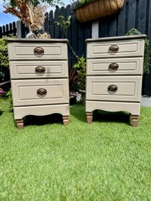 Vintage Bedside Lockers