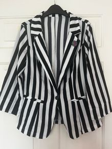 Beetlejuice Jacket and badge
