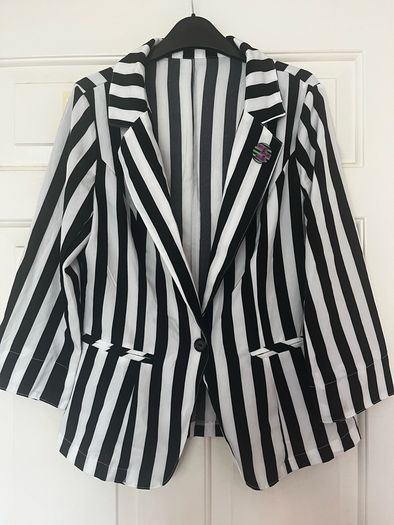 Beetlejuice Jacket and badge