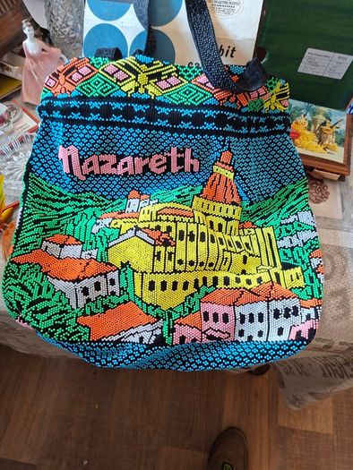 Lot of Vintage Items Nazareth Bag, Christmas Light, Match holder Advertising Fudge Tin, Orbit Castors in Original Box etc PRICE IS FOR 1 ONLY, postage available or collection
