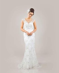 Tamem Michael Couture Wedding dress 10/12