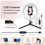 10Inches Dimmable LED Ring Light with 3 Color Modes & 10 Brightness Level for Phone, Makeup, Live Streaming, Tiktok, YouTube Video Image 4