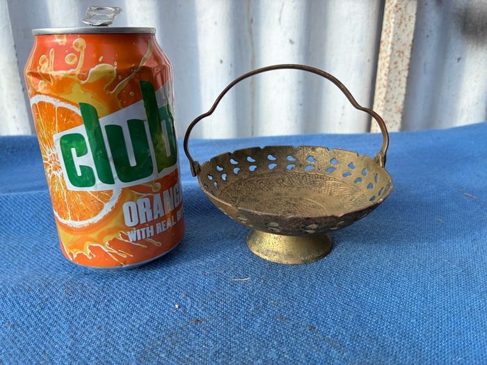 Small vintage brass dish