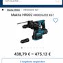 Makita Sds-plus Hammer Drill  Xgt Hr002g 40v Image 6