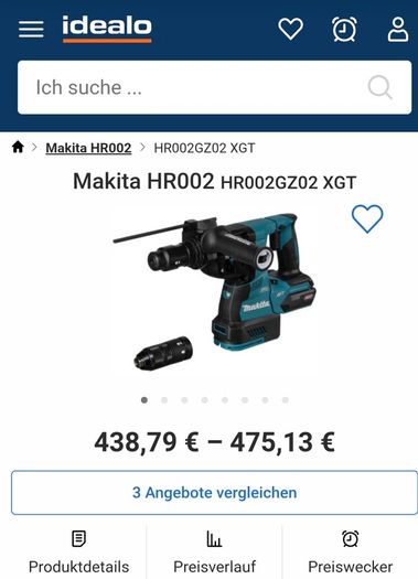 Makita Sds-plus Hammer Drill  Xgt Hr002g 40v