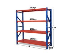 2.5m Tall Longspan Shelving / Racking New Long Span