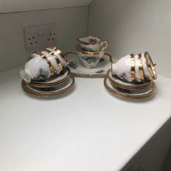 vintage China Teaset rare lily of the valley
