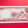 Viet Nam  100  Dong. 1966  unc PICK. 19a.  Scarce ) Image 2