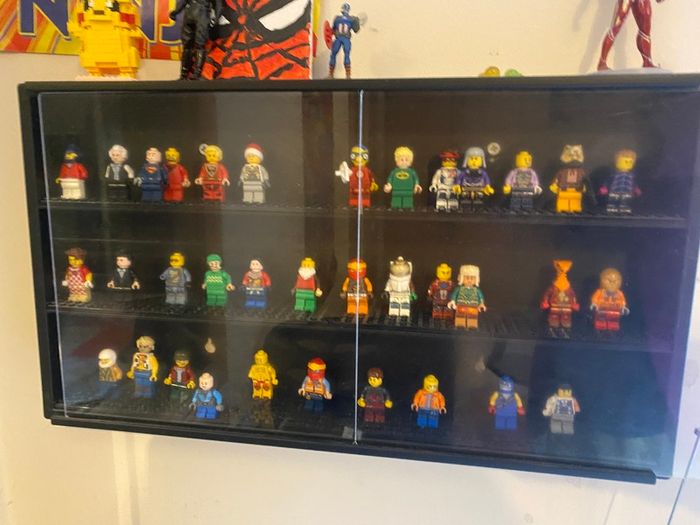 Lego Display with the figures