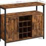 New Vintage Display Cabinet With Wine Rack - FREE P&P Image 3