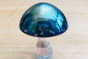 Handmade Mushroom Glass Paper Weight