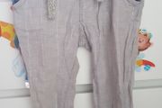 next grey linen boy pants size 2-3 years