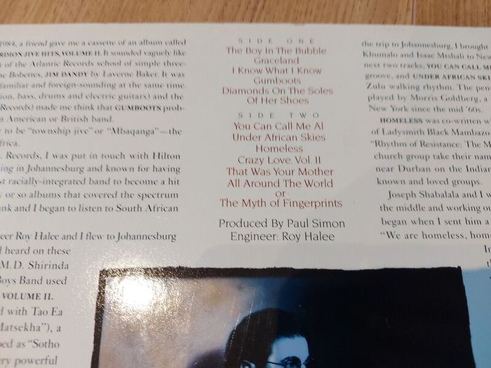 Paul Simon - Graceland - Vinyl Record
