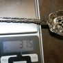 Vintage Sterling  bar spoon 9" Image 8