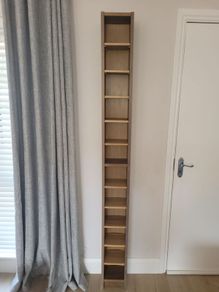 Ikea Oak Effect Cd/dvd Stand