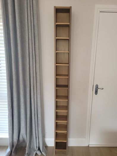 Ikea Oak Effect Cd/dvd Stand
