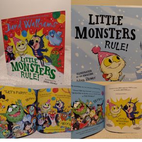 Little Monsters Rule By David Walliams, Large Hardback Book