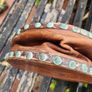 Victorian timber brass and leather bellows Image 6
