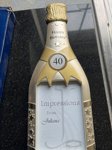 40th Birthday Photo Frame