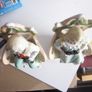 Vintage Pair  Bisque Porcelain Boy/Girl in Chair With Cat, German Image 7