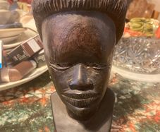 African hand craved head free postage