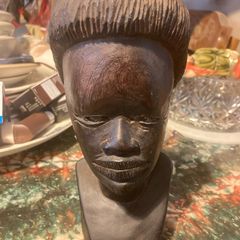 African hand craved head free postage