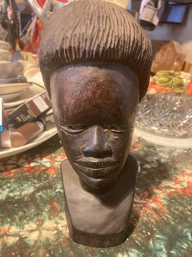 African hand craved head free postage
