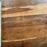 Antique Hardwood Table & 6 Chairs Image 5