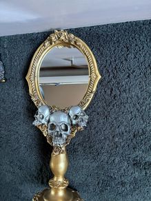 Skull Halloween mirror