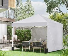 Pop Up Gazebo with 2 Sidewalls 3 x 3m